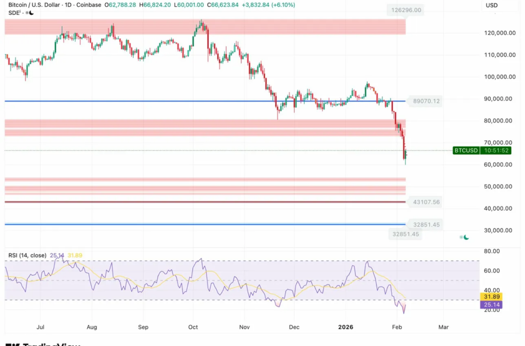 Bitcoin Could Bounce From 50% Crash — Here’s What Record Layoffs Just Changed