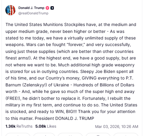 Trump Said US Is Ready To ‘WIN BIG’ In Iran With ‘Unlimited’ Munitions. Then These Two Drone Stocks Took Off— Here’s Why