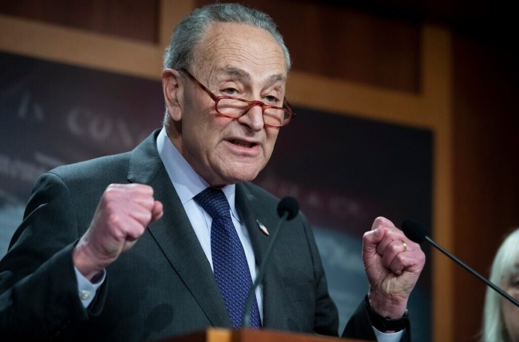 Chuck Schumer Blasts Trump’s ‘Reckless War Of Choice’, Jim Cramer Warns ‘Sudden Oil Shock’ Spells Bad News For Stocks As Dow Futures Sink 1000 Points