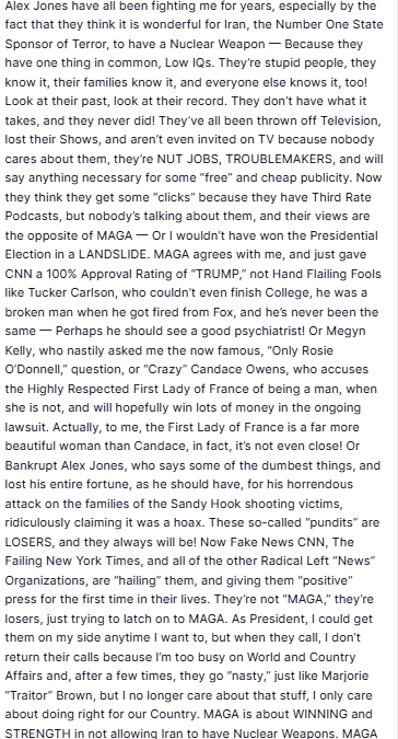 Marjorie Taylor Greene, Candace Owens Respond As Trump Calls Tucker Carlson, Megyn Kelly ‘Losers,’ ‘Troublemakers’