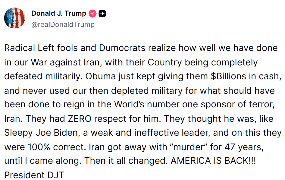 Trump Calls Obama ‘Weak And Ineffective’ On Iran Amid Deal Backlash — ‘Iran Got Away With Murder For 47 Years’